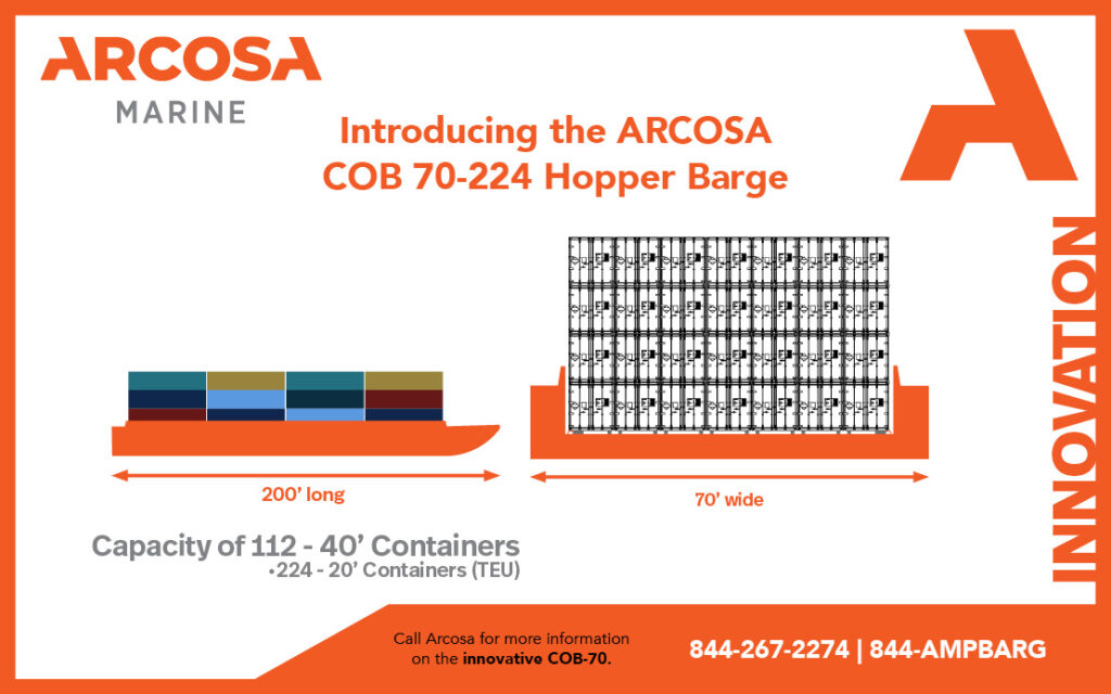 Arcosa Marine Products COB Container on Barge